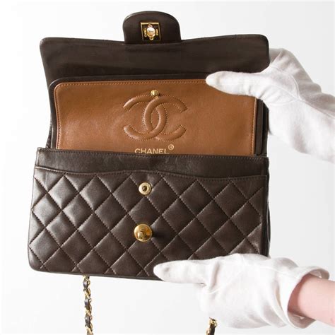 chocolate brown chanel classic flap|Chanel flap style code.